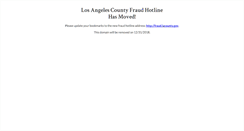 Desktop Screenshot of lacountyfraud.org